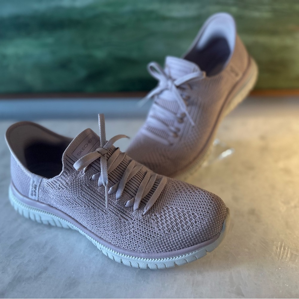 Skechers Virtue-Divinity Women’s  Purple Knit Sneakers